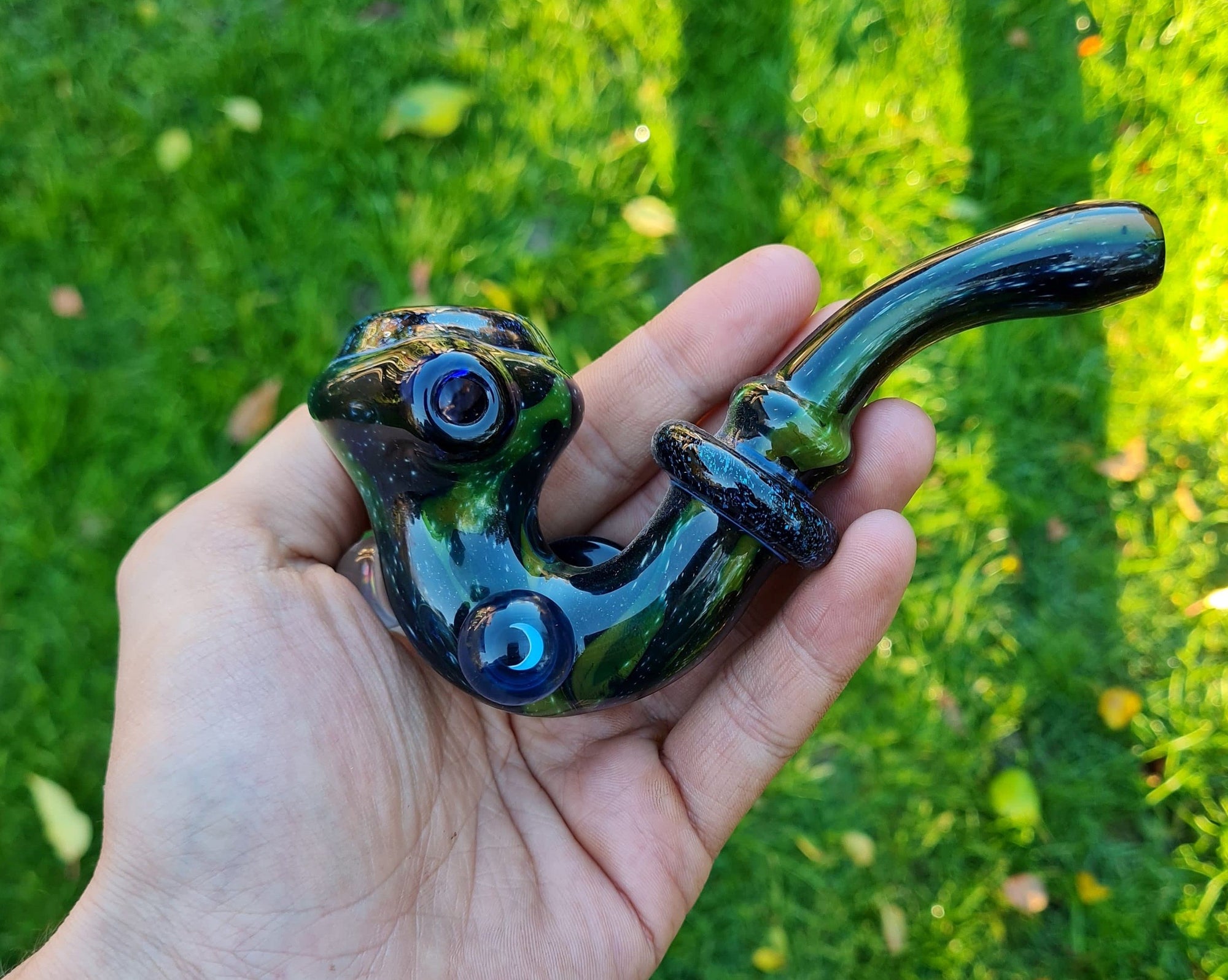 Avalon Spaced Out Glass Sherlock Pipe