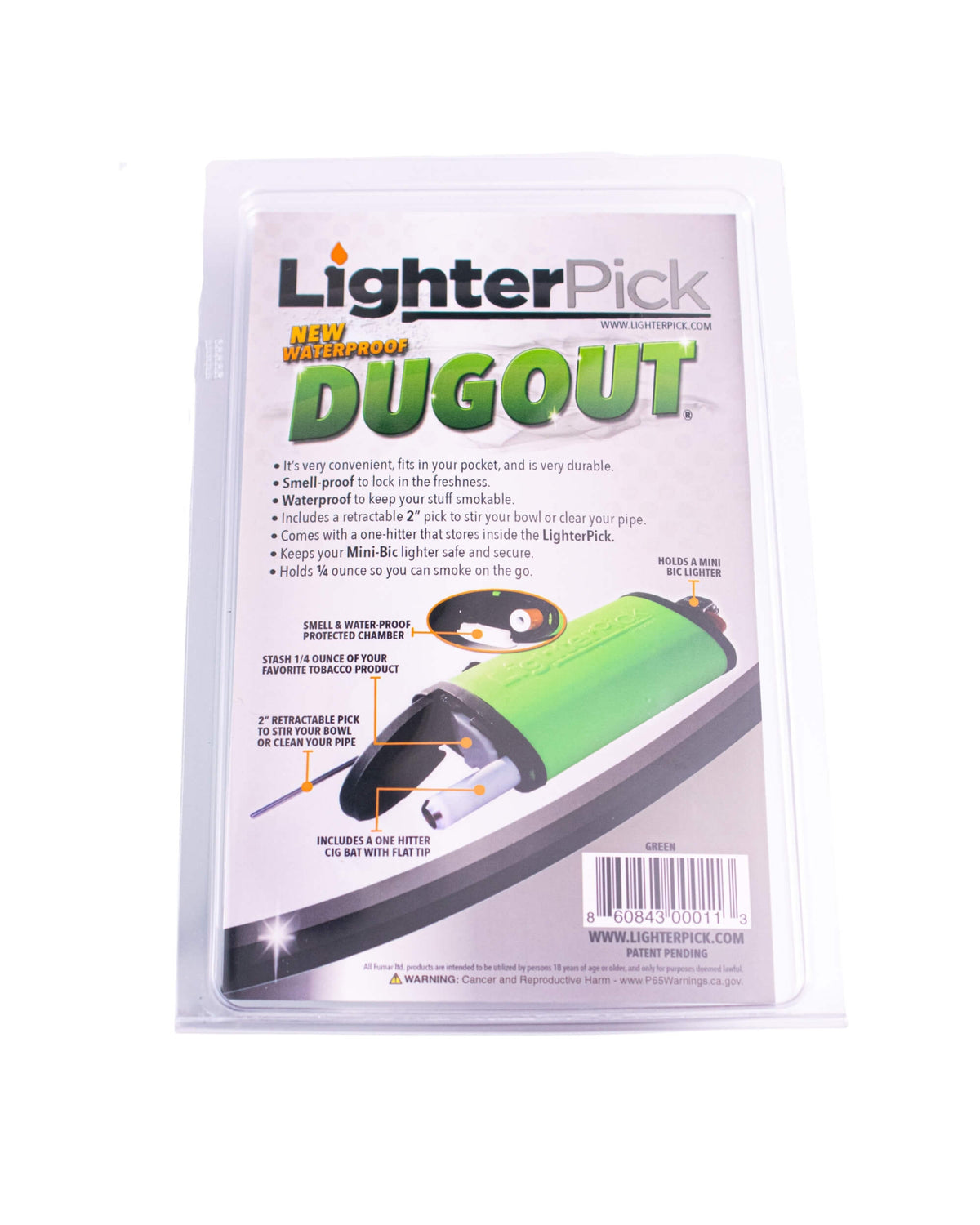 Waterproof Dugout - LighterPick LighterPick