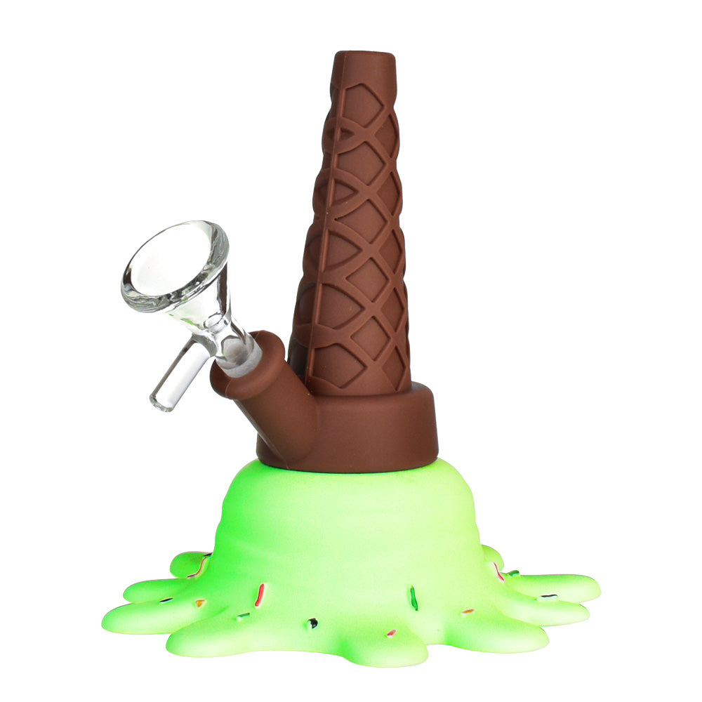 5.5” Splat Ice Cream Silicone Water Pipe WorldofBongs