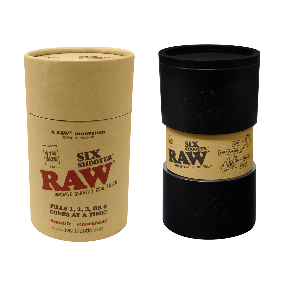 RAW Six Shooter Cone Filler RAW