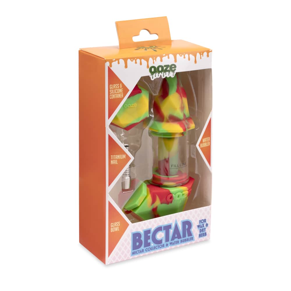Ooze Bectar Silicone Water Pipe and Concentrate Straw