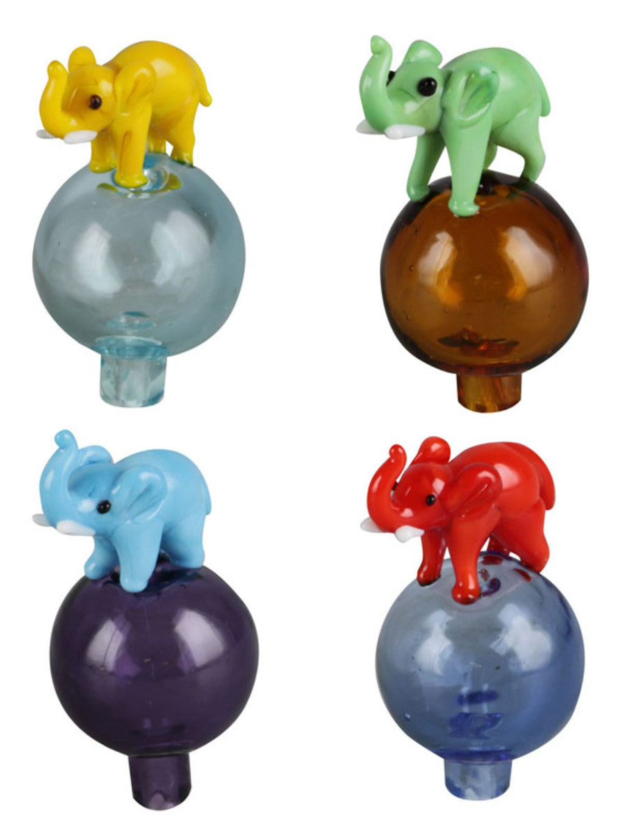 Elephant Bubble Carb Cap - Color Vary WorldofBongs