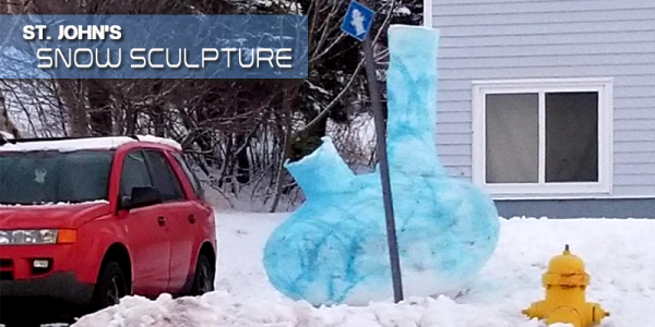The Kids In St. John’s Created A Snow Sculpture We Can Appreciate
