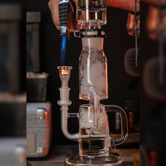 Glycerin Freeze Water Pipe