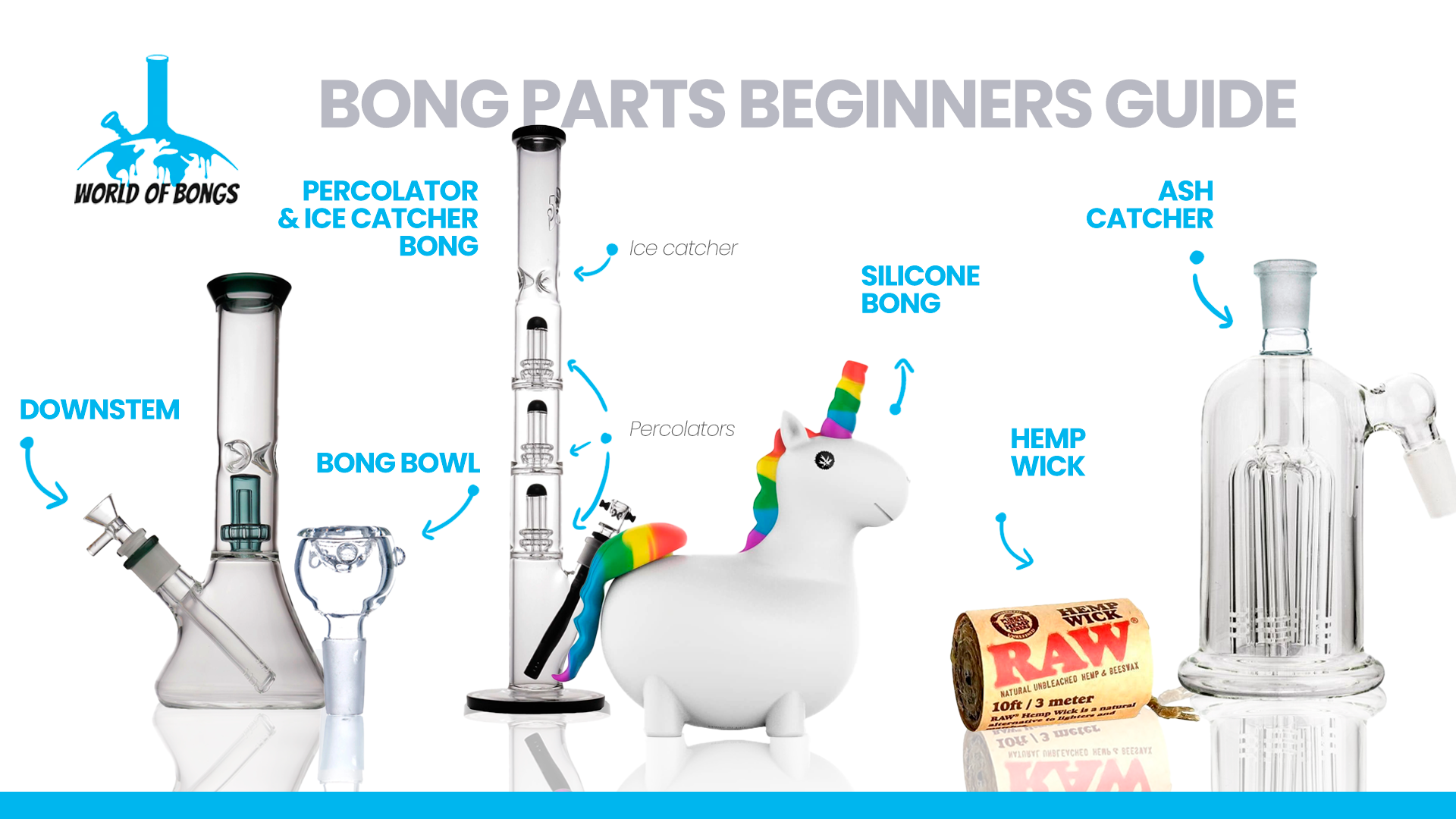 Bongs Parts For Beginners  Bong Accessories Guide - World of Bongs