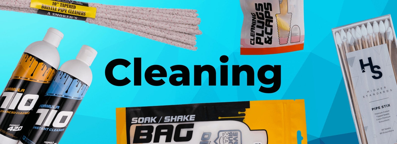 Cleaning products for glass bongs and rigs