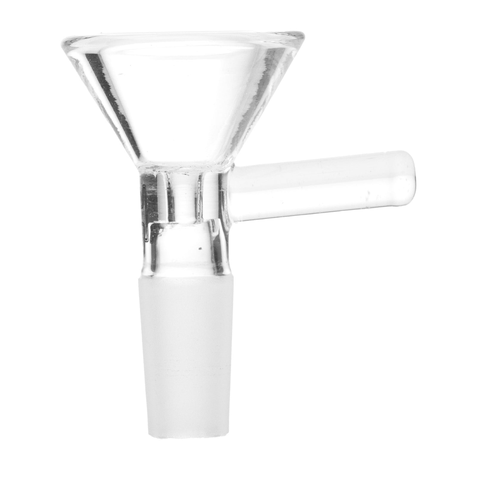 Clear glass Bowl 10mm male on a white background