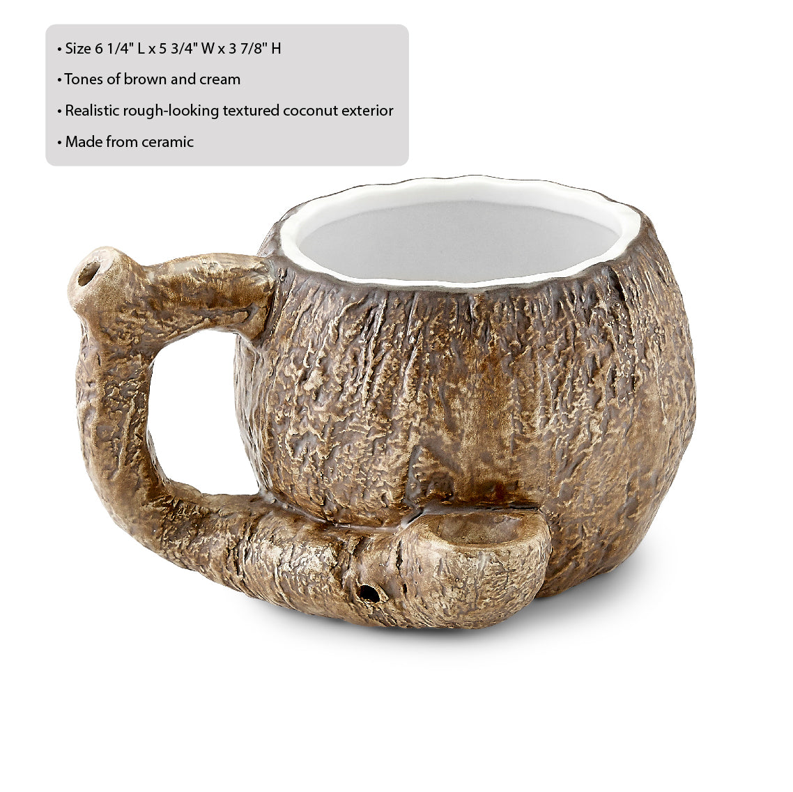 Coconut Mug Pipe