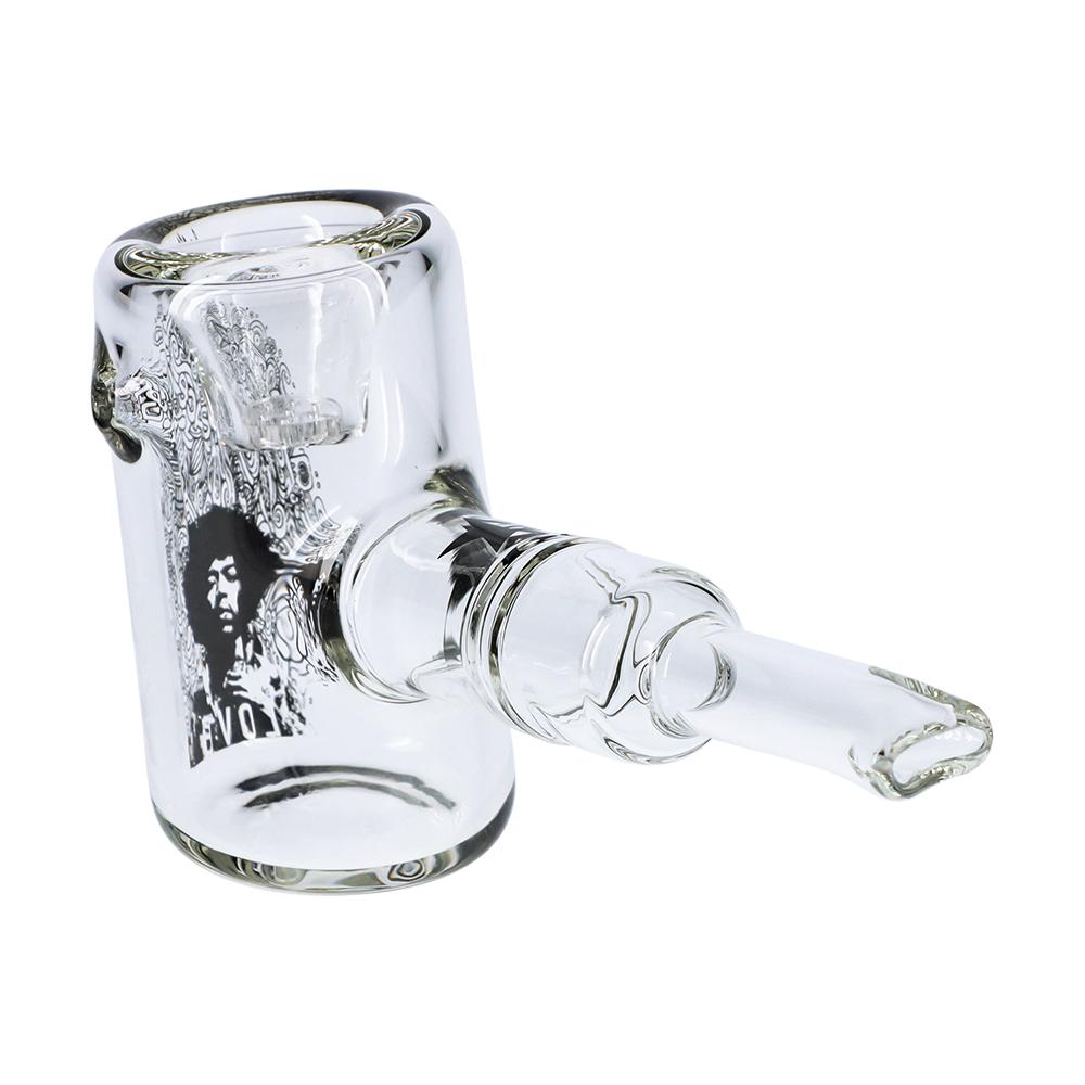 Jimi Hendrix Love 6&quot; Clear Hammer Sherlock Pipe