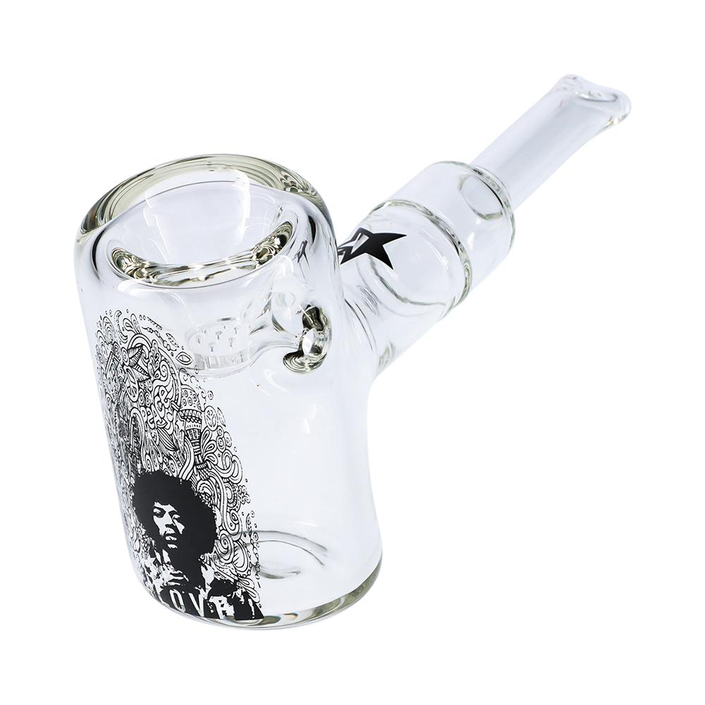 Jimi Hendrix Love 6&quot; Clear Hammer Sherlock Pipe