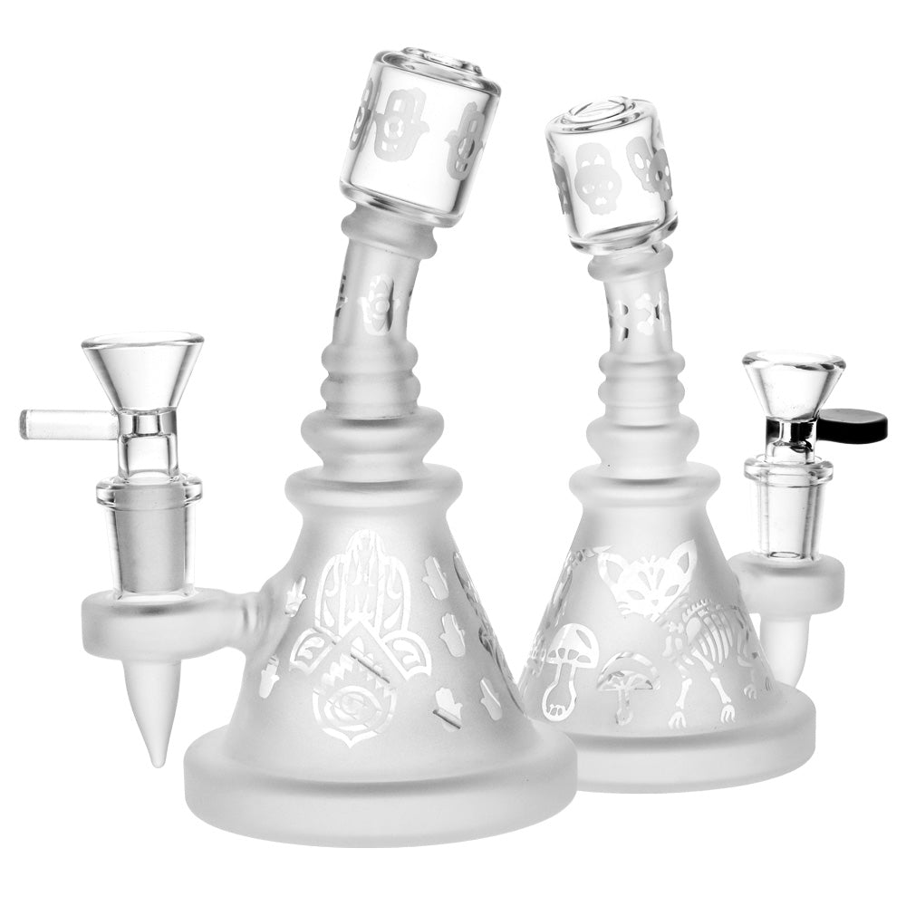 Frosted Swift Hitter Water Pipe | 6 IN