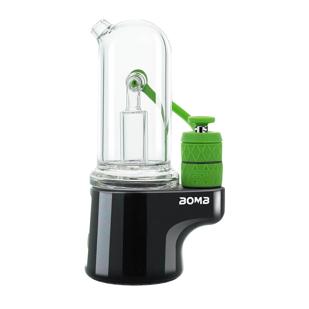 Bomb aerix e-rig for dabs black color on a white background 