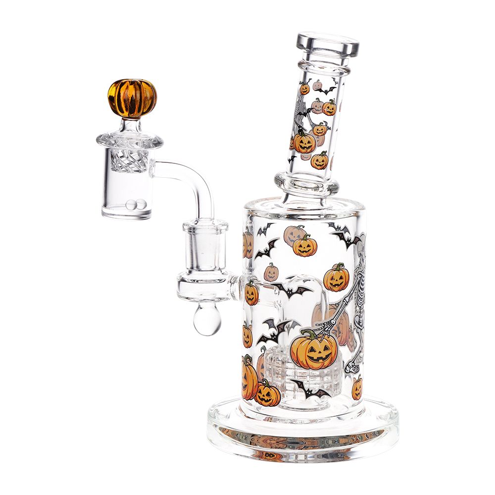 Halloween Ball Glass Dab Rig Complete Set