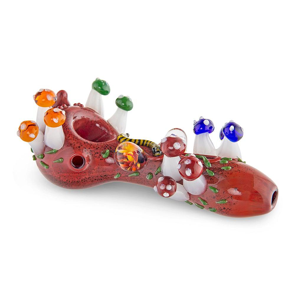 Shroom Forest Glass Weed Pipe - 5 IN