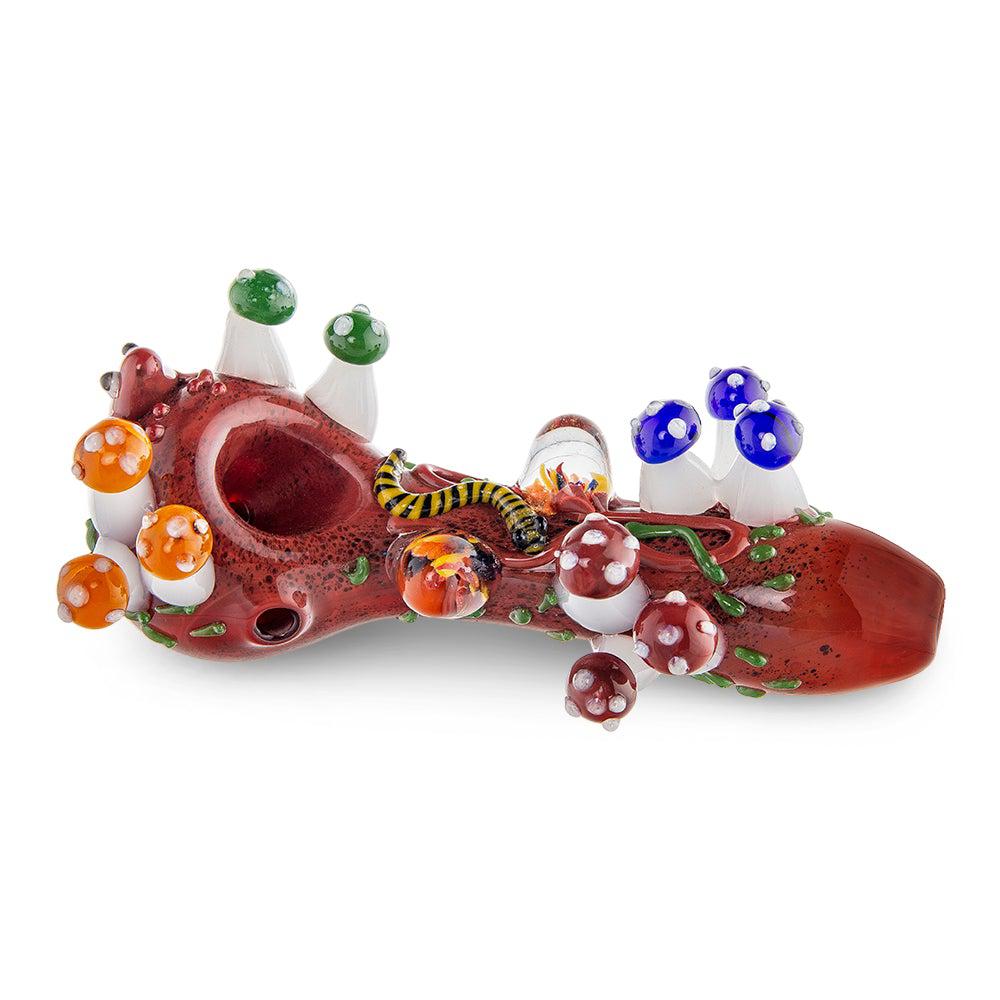 Shroom Forest Glass Weed Pipe - 5 IN