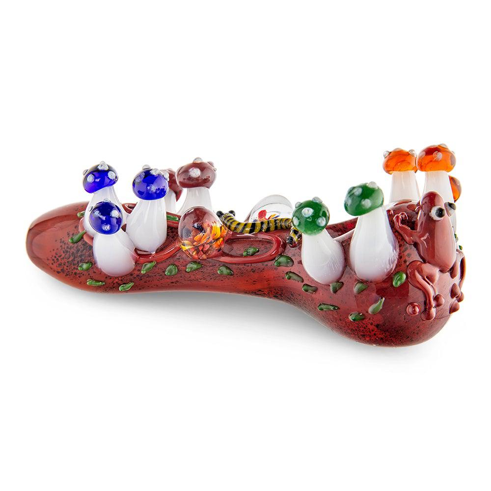 Shroom Forest Glass Weed Pipe - 5 IN