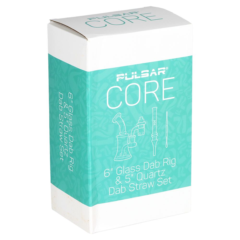 CORE packaging of glass dab rig full starter set
