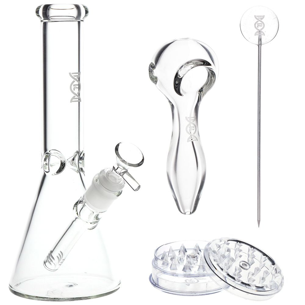 The CORE Starter Glass Beaker Bong - Full Smoker Set