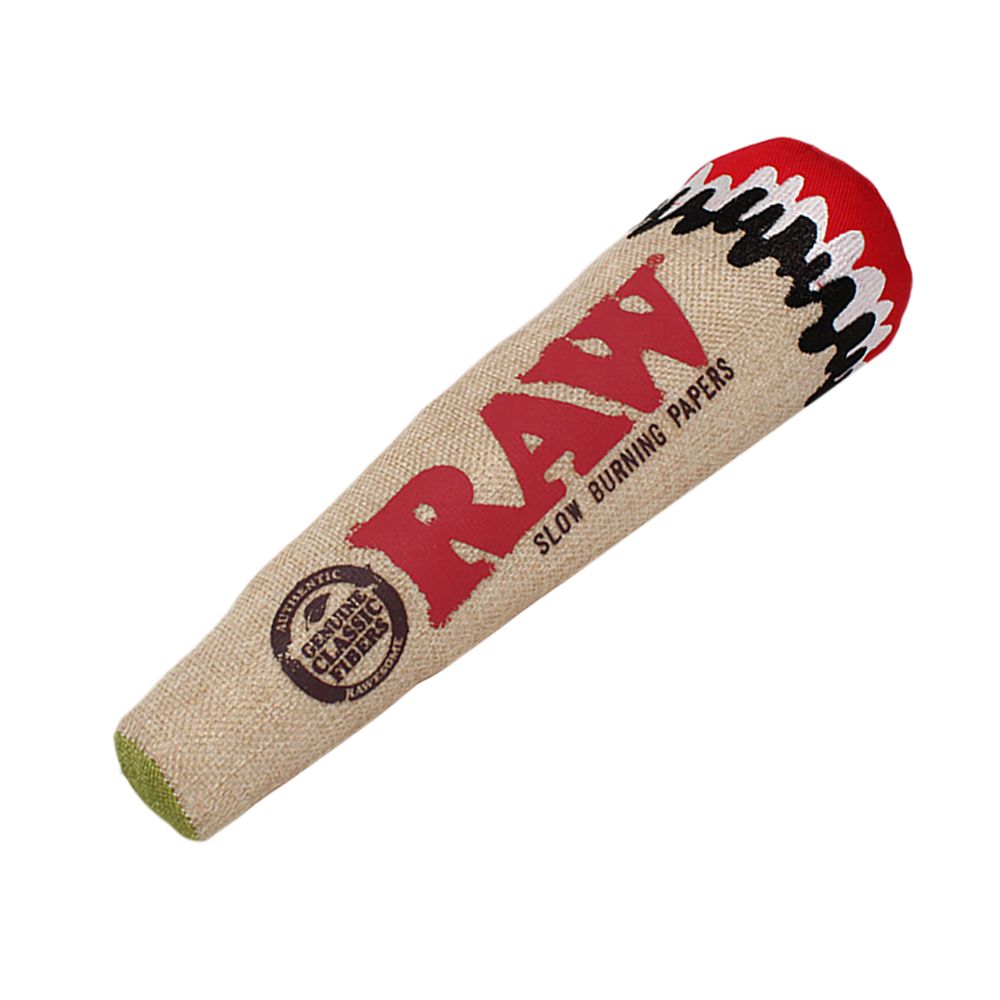RAW Squeaky Cone Dog Toy - 12&quot;