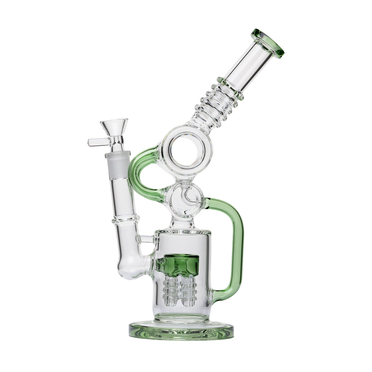 Green Recycler Raygun Bong 