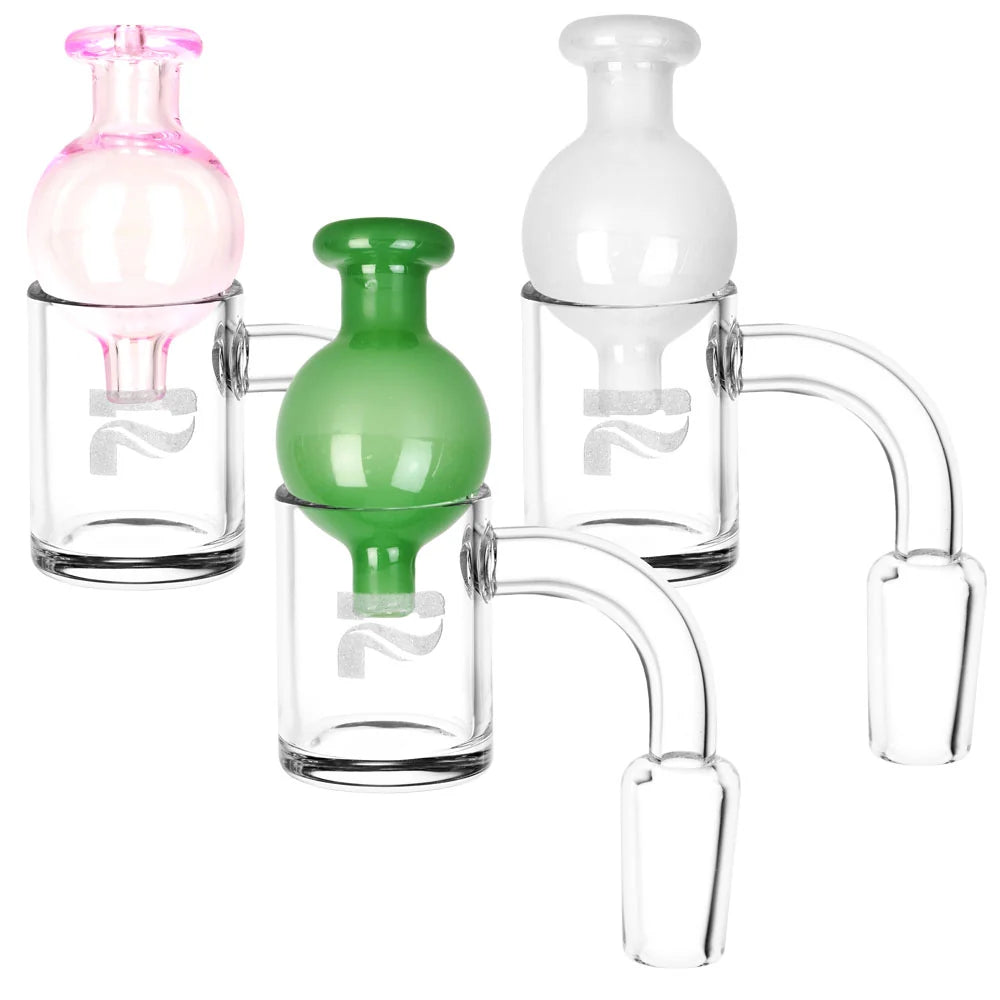 Pulsar Quartz Banger & Ball Carb Cap Set - Colors Vary