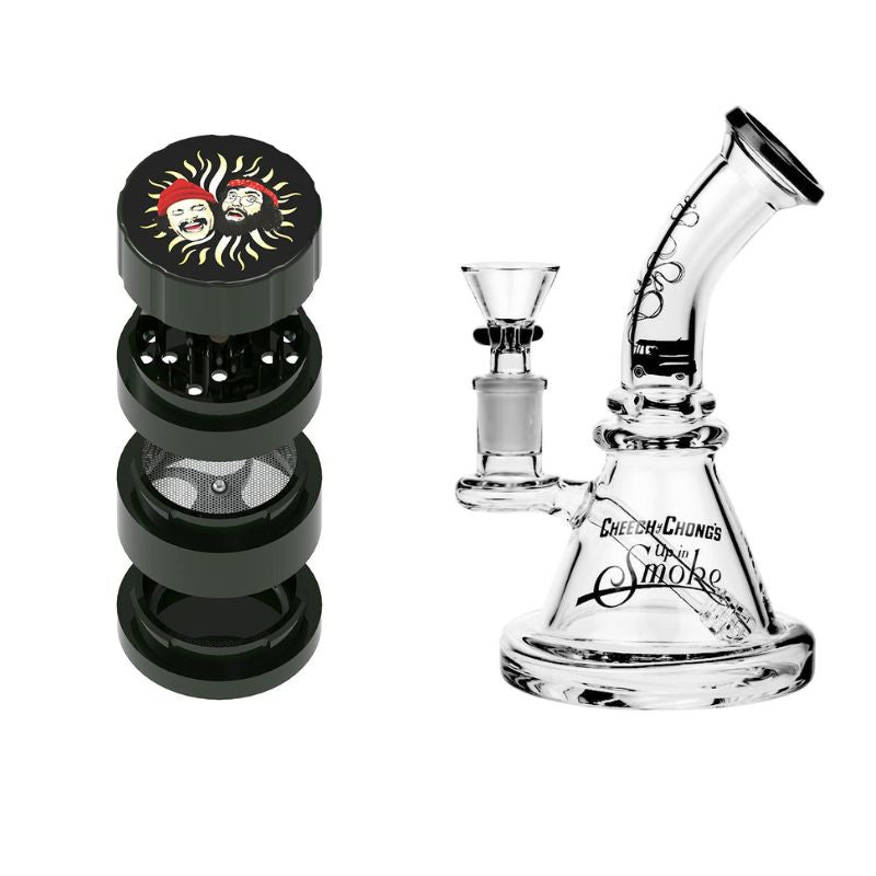 Cheech and Chong Bong and Grinder Bundle