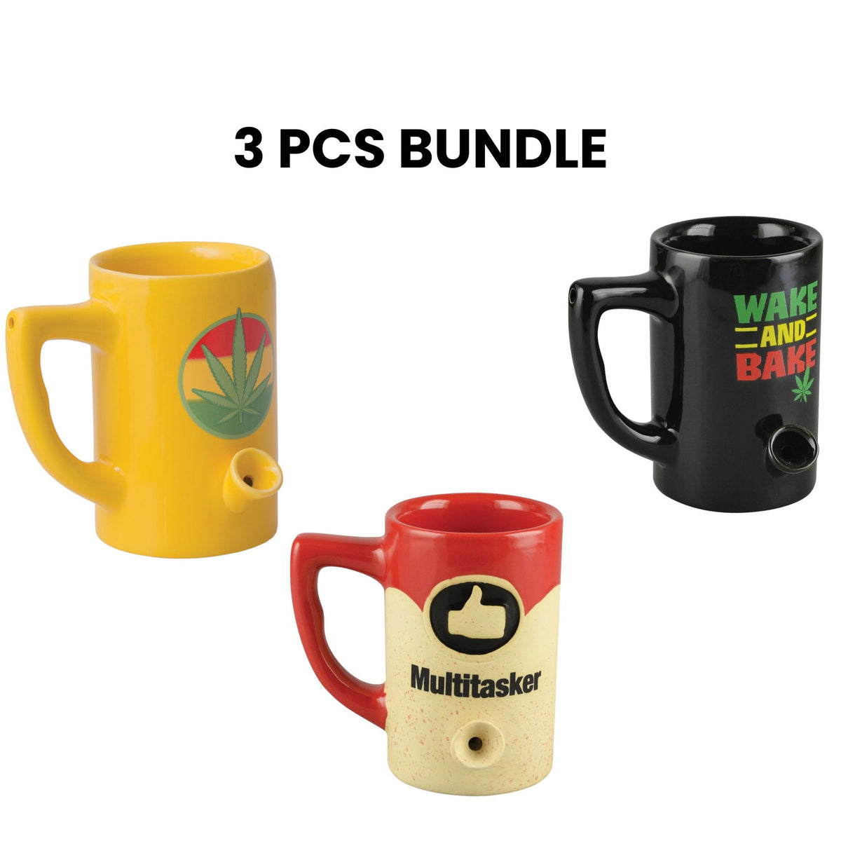 Ceramic 3 Pipe Mug Bundle