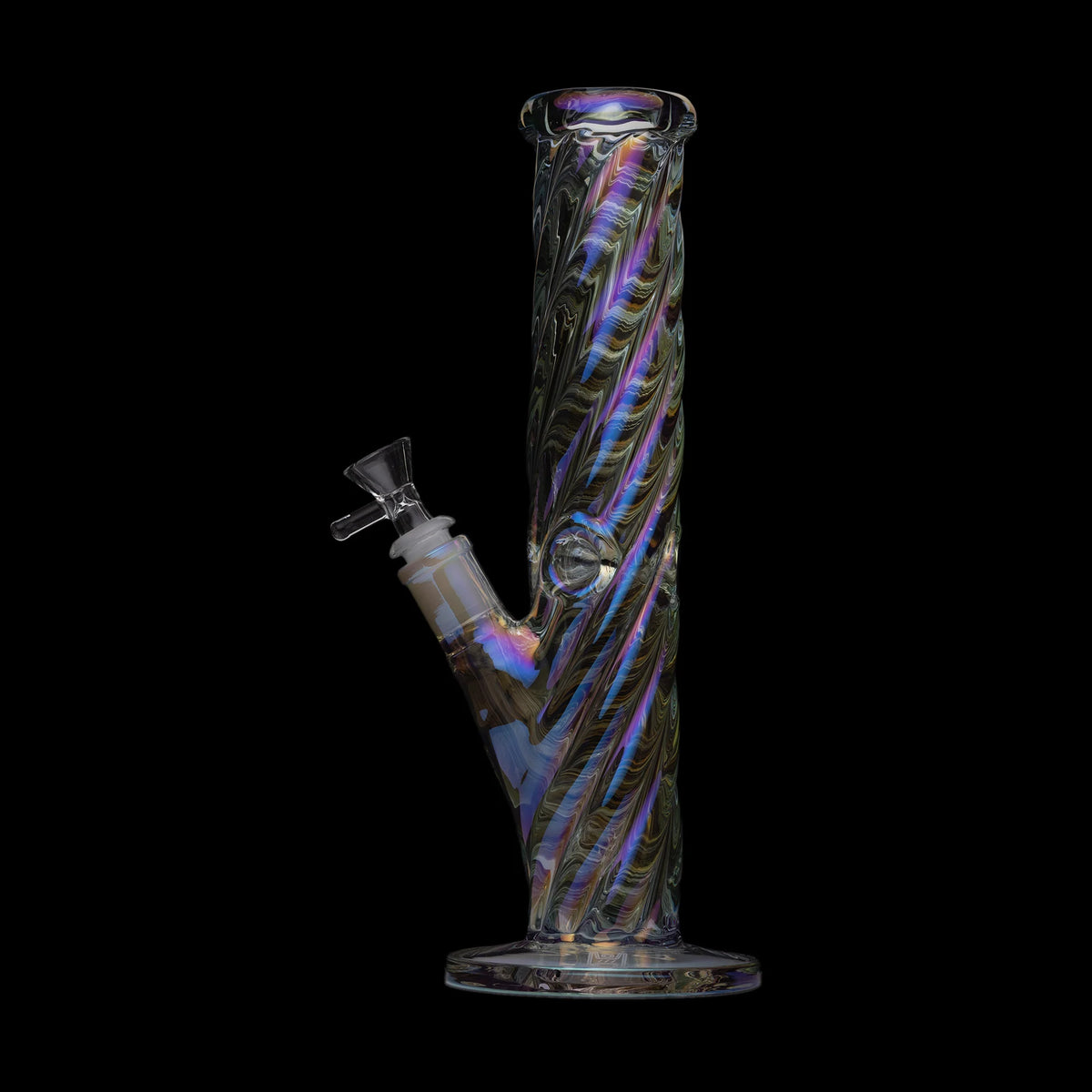 XL Iridescent Twisted Glass Bong