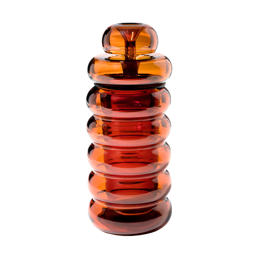 NWTN HOME Bolla Gravity Bong Amber on a white background 