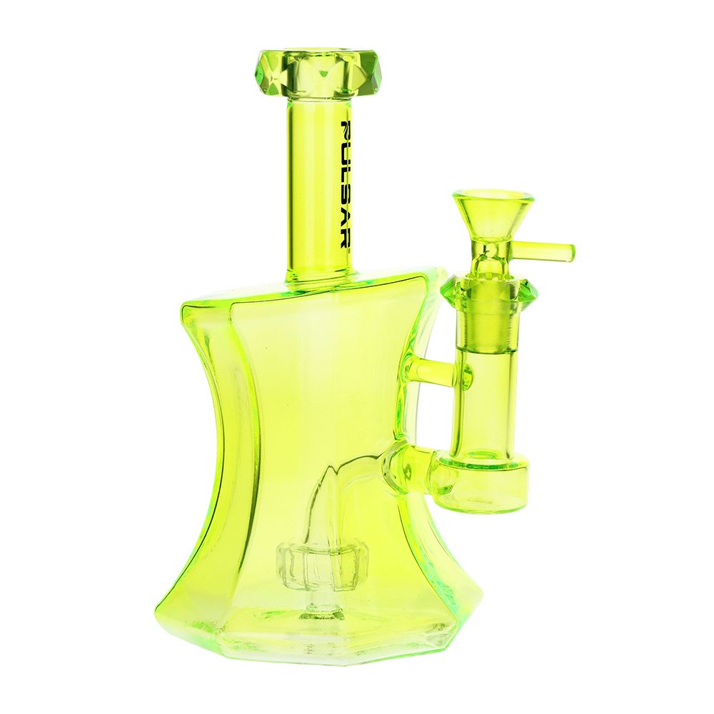 Neon Yellow Diamond Bong