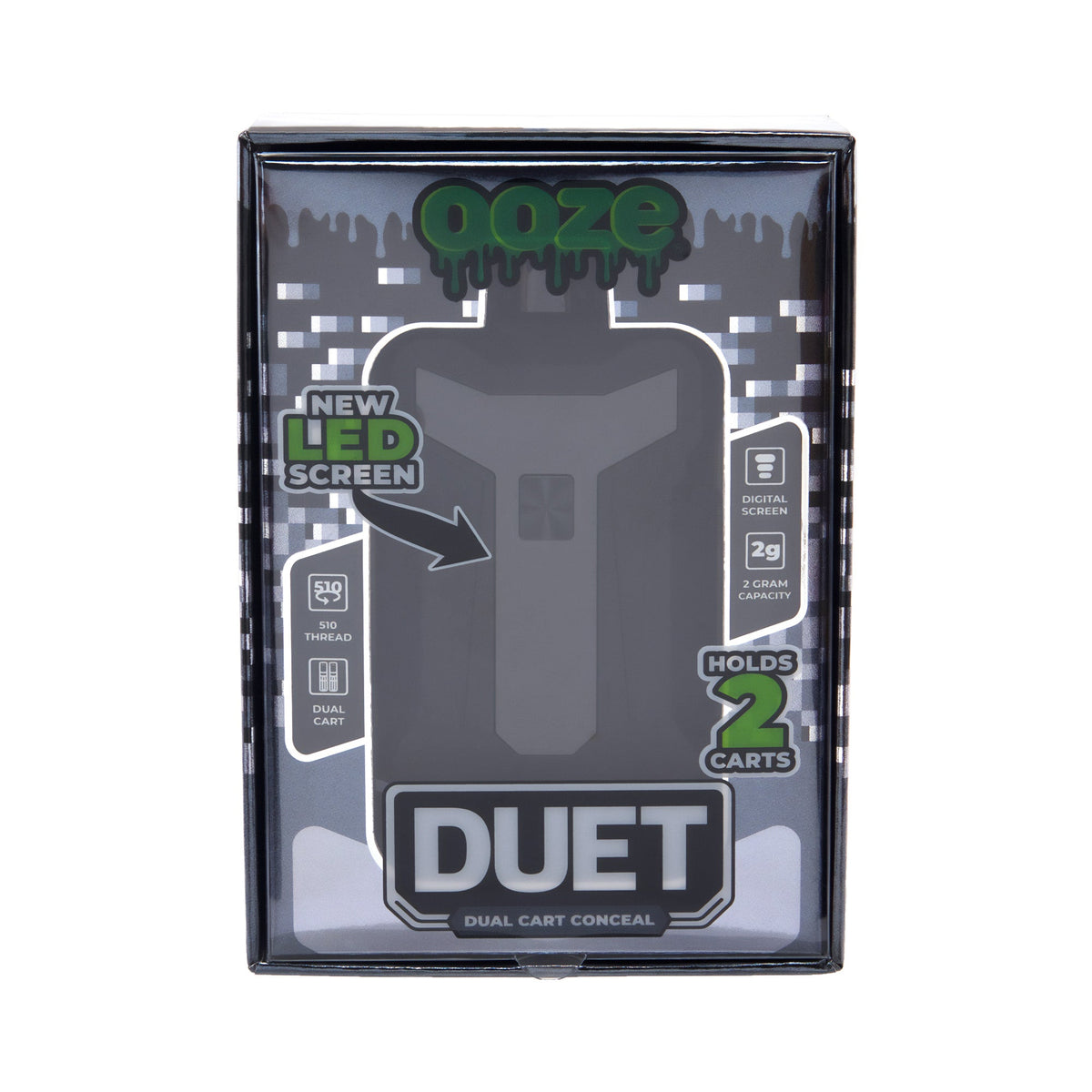Ooze Duet 510 Thread Battery Dual Cartridge Vape | World of Bongs Ooze Duet 510 Thread Battery Dual Cartridge Vape | World of Bongs