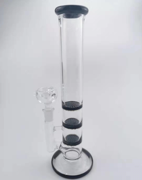 11 Inch Triple Honeycomb Perc Bong