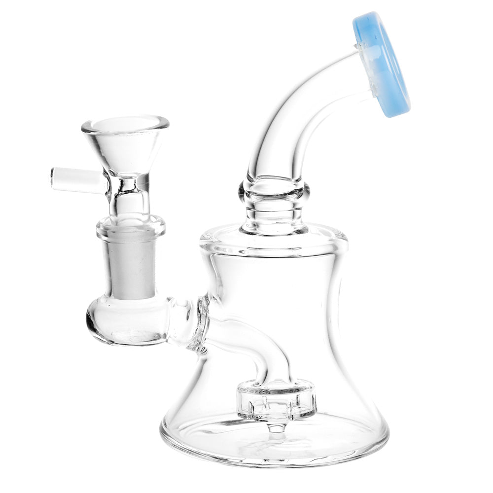 Bent Neck Bell Style Mini Bong - 5"