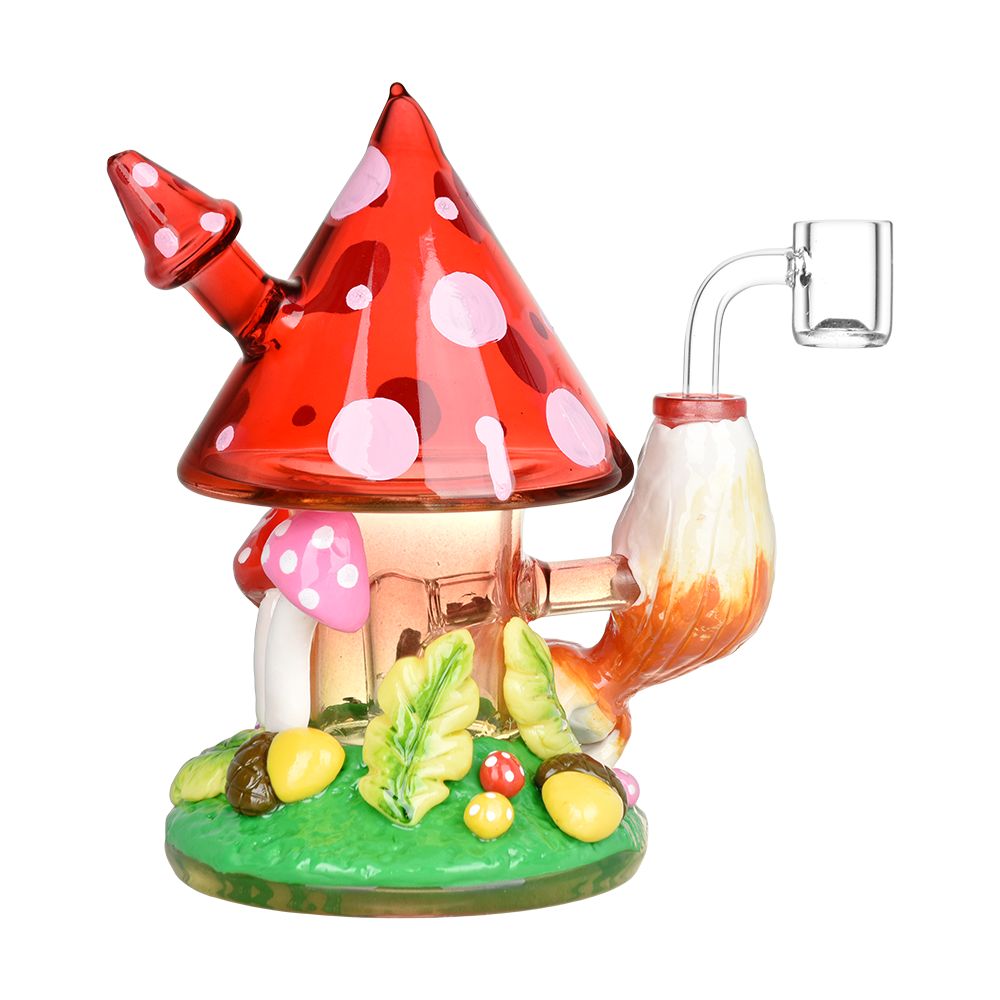 Shroom Forest Fantasy Glass Dab Rig