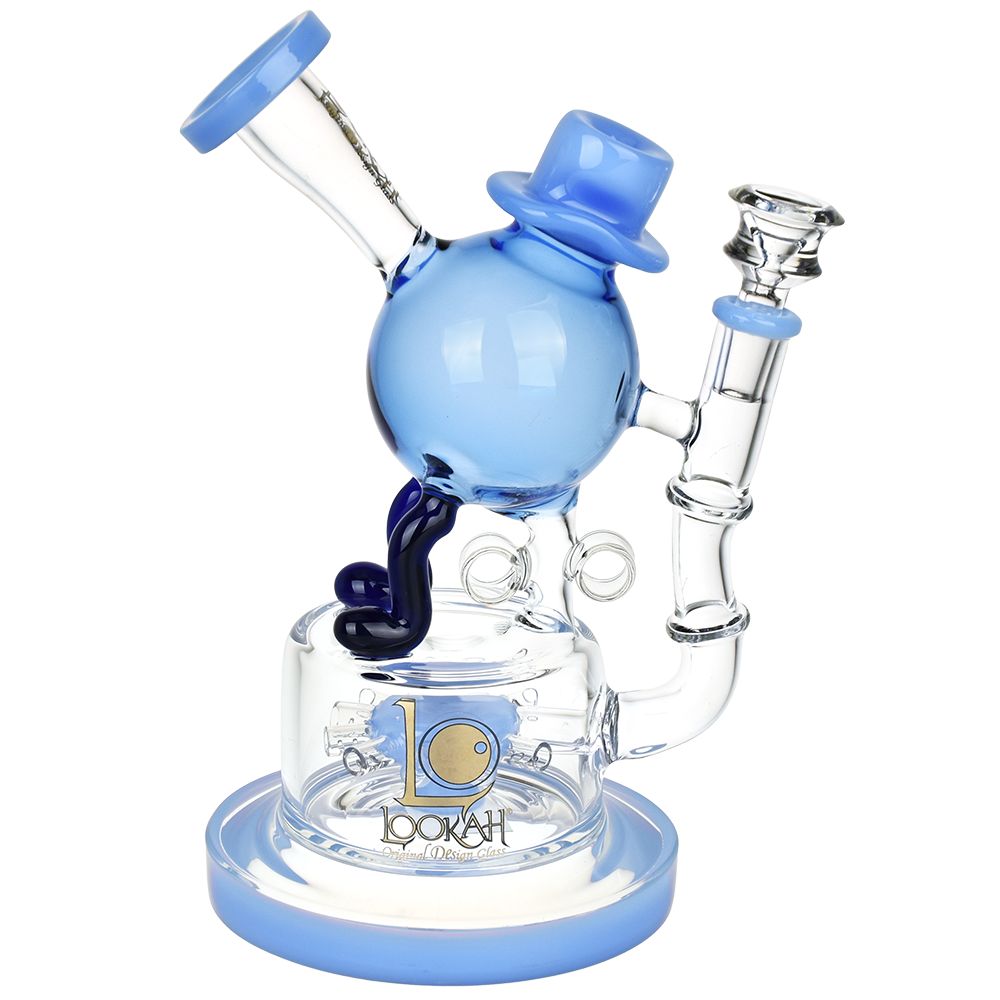 Blue Dancing hat design bong