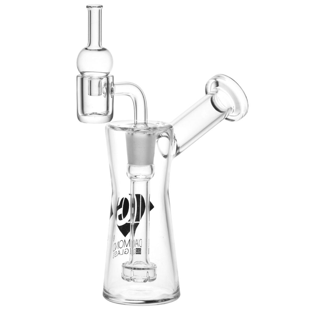 Diamond Glass Percolator Mini Dab Rig Complete Kit