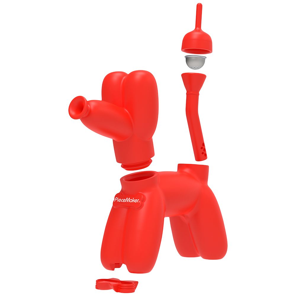 PieceMaker K9 Balloon Dog Silicone Bong - 7.5&quot;