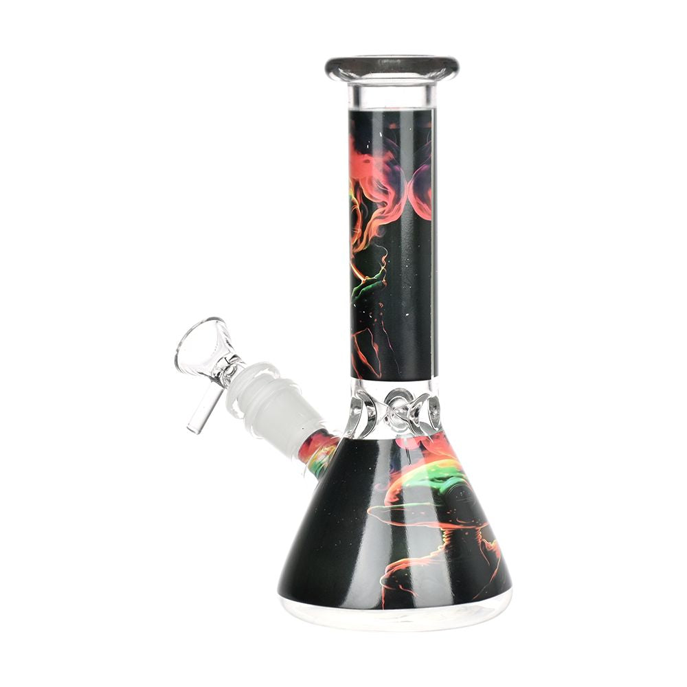 Alien Glass Beaker Bong Smoking Set - 7.75&quot;