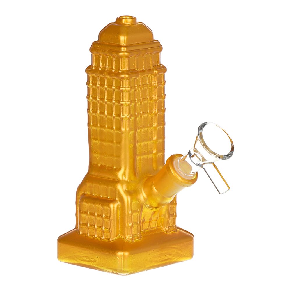 Empire State of Mind Glass Mini Bong - 6"