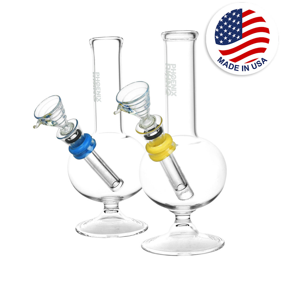 Glass Mini Bubble Bong - 6.75"