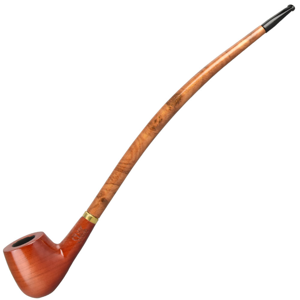 Shire Pipes Apple Churchwarden pipe on a white background 