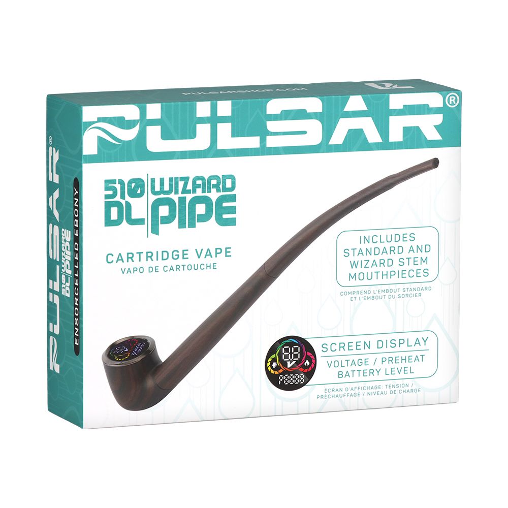 510 DL Wizard Pipe Vape Battery Variable Voltage | Long Cart Battery - World of Bongs 510 DL Wizard Pipe Vape Battery Variable Voltage | Long Cart Battery - World of Bongs