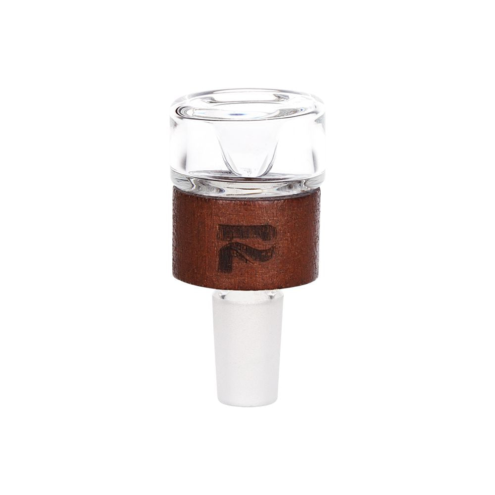 Wood on Glass Beaker Bong