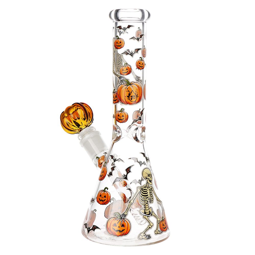 Halloween Ball Water Pipe & Dry Herb Pipe Duo Bundle