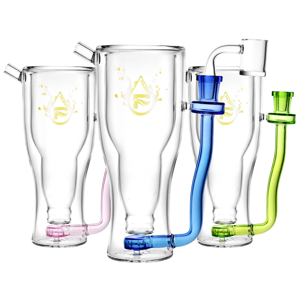 Double Cup Rig Drinkable Beer Mug Glass Rig | Dab Rig | World of Bongs