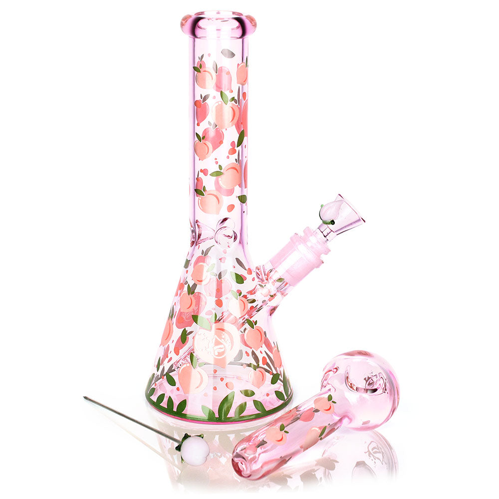 Peaches &amp; Cream Bong and Pipe Bundle Box