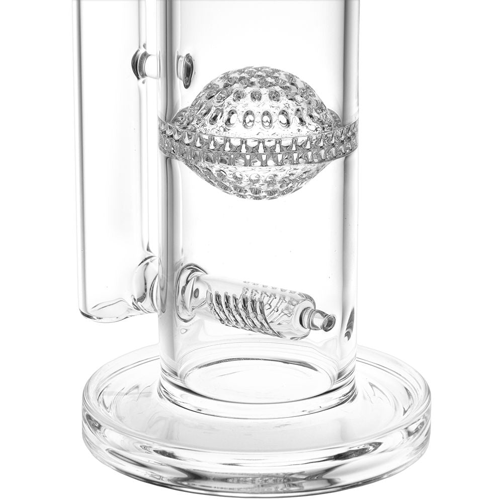 Triple Treat Straight Tube Percolator Water Pipe - 17&quot;