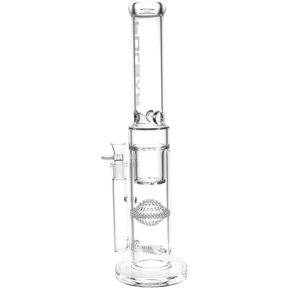 Triple Treat Straight Tube Percolator Water Pipe - 17&quot;