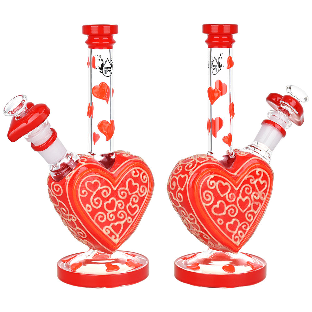 Victorian Valentines Day Glow in the Dark Bong