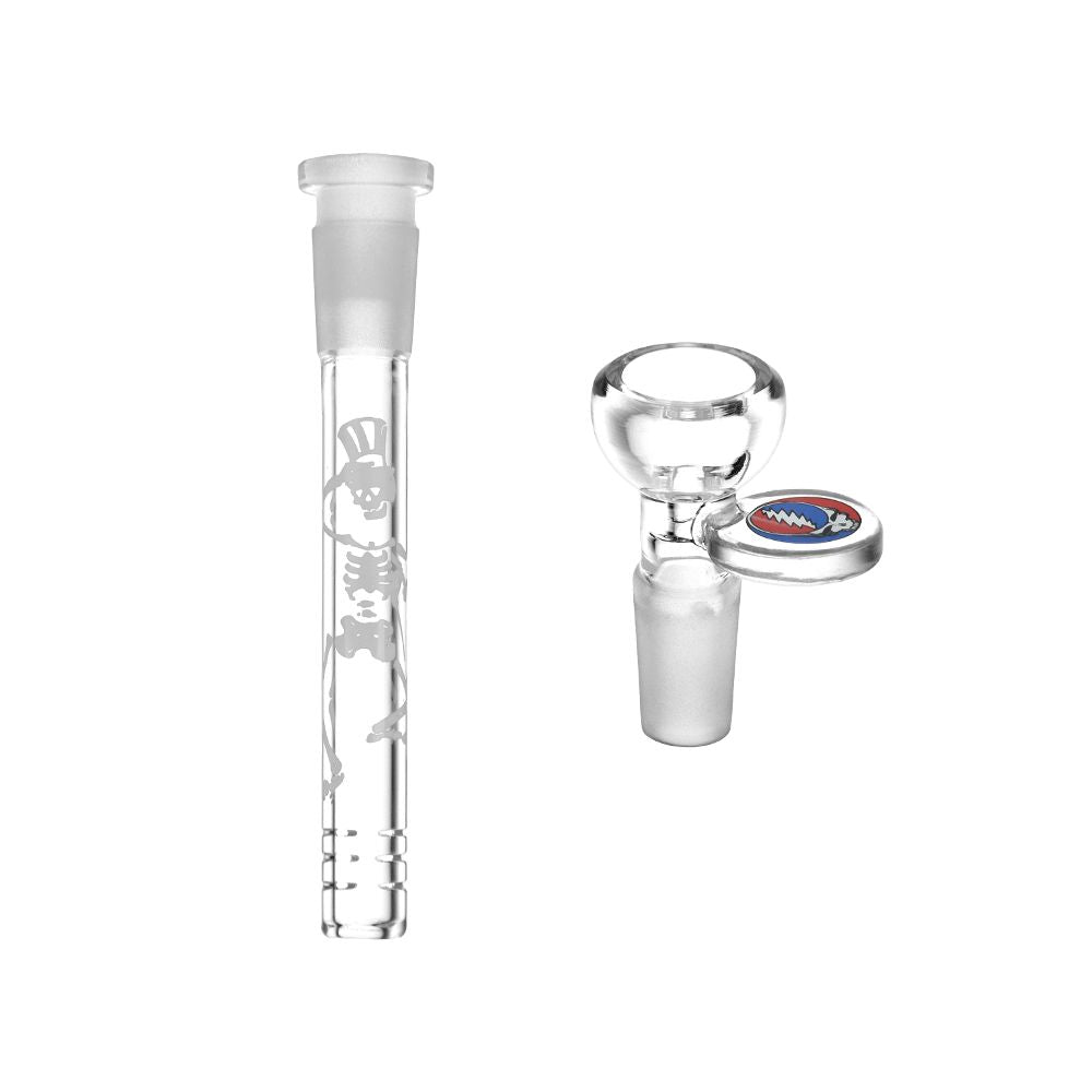 11.75&quot; Grateful Dead Space Your Face Straight Tube Glass Bong